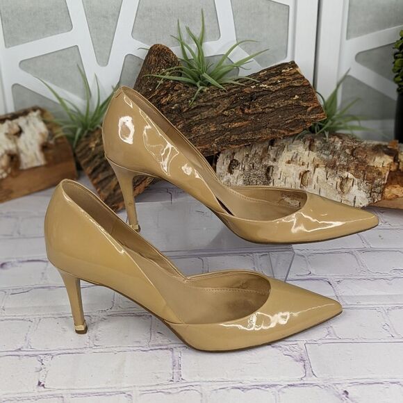 Michael Kors d'Orsay Patent Leather Pointed Toe Pump - Picture 2 of 11